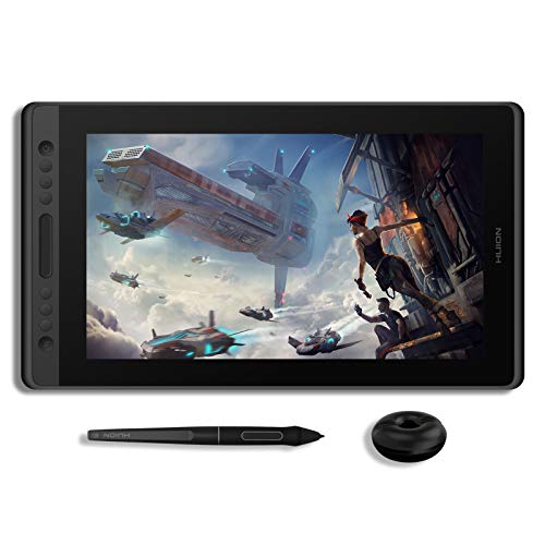 HUION KAMVAS Pro 13 Graphics Drawing Tablet with Screen Full-Laminated Drawing Monitor with Battery-Free Stylus Tilt 4 Hot Keys Touch Bar-13.3inch