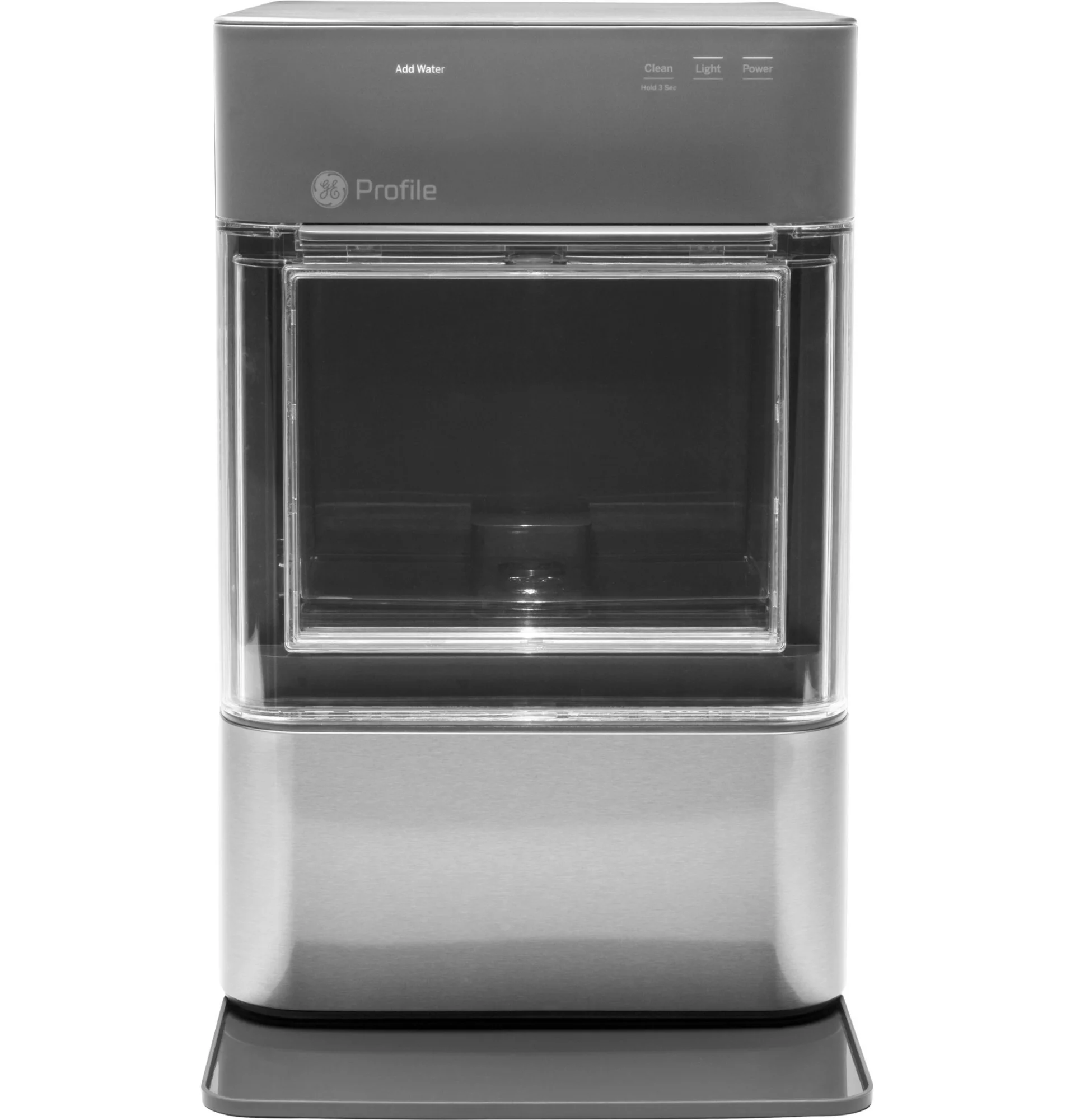 GE Profile Opal 2.0 | Countertop Nugget Ice Maker | Ice Machine with WiFi Connectivity | Smart Home Kitchen Essentials | Black Stainless