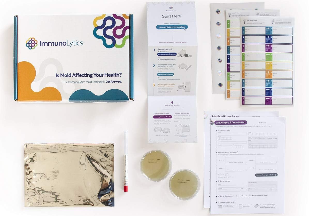 ImmunoLytics DIY Mold Test Kit for Home - Easy to Use Professional Mold Testing Kit - Individual Room Screening Package