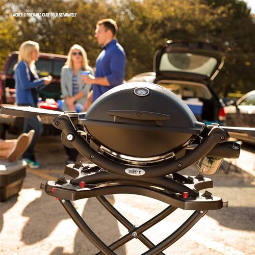 Weber Q1200 Liquid Propane Grill, Green