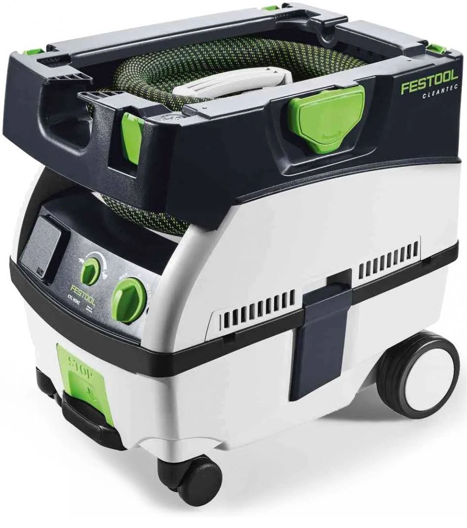 Festool CT MINI HEPA CLEANTEC Wet/Dry Canister Vacuum - Bagless - HEPA