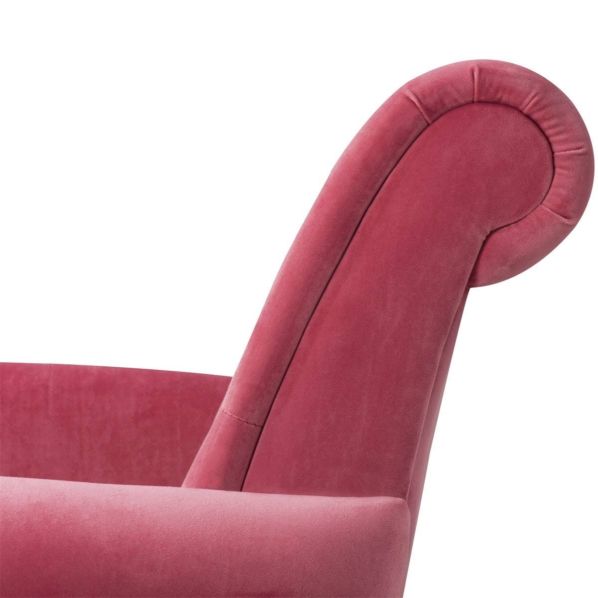 Merax Elegant Button Tufted Club Chair Accent Armchair - Rosewood