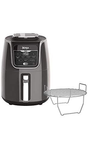 Ninja Air Fryer, Roast, Bake, Air Fry, Roast, Broil, Reheats, & Dehydrates, 4-in-1, Fries, Frozen Food, Veggies, and Juicy Meat, Less Oil, Easy Meals