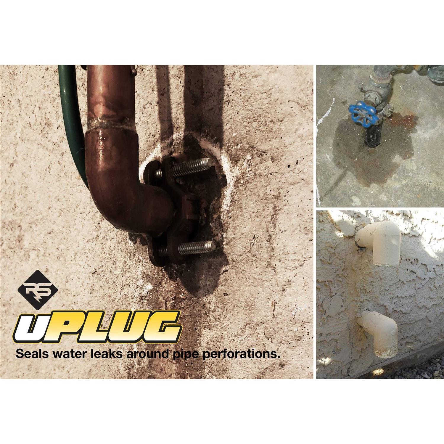 uPlug Concrete Foundation Crack Repair Kit. Repair Leaking Basement &amp; Foundation Wall Cracks &amp; Seams - Shop Hardware Tools Online Store