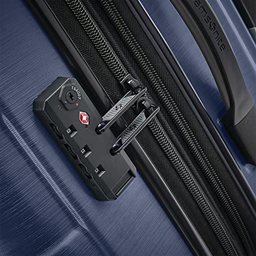 Samsonite Centric 2 Hardside Expandable Luggage with Spinner Wheels, Black, Carry-On 20-Inch