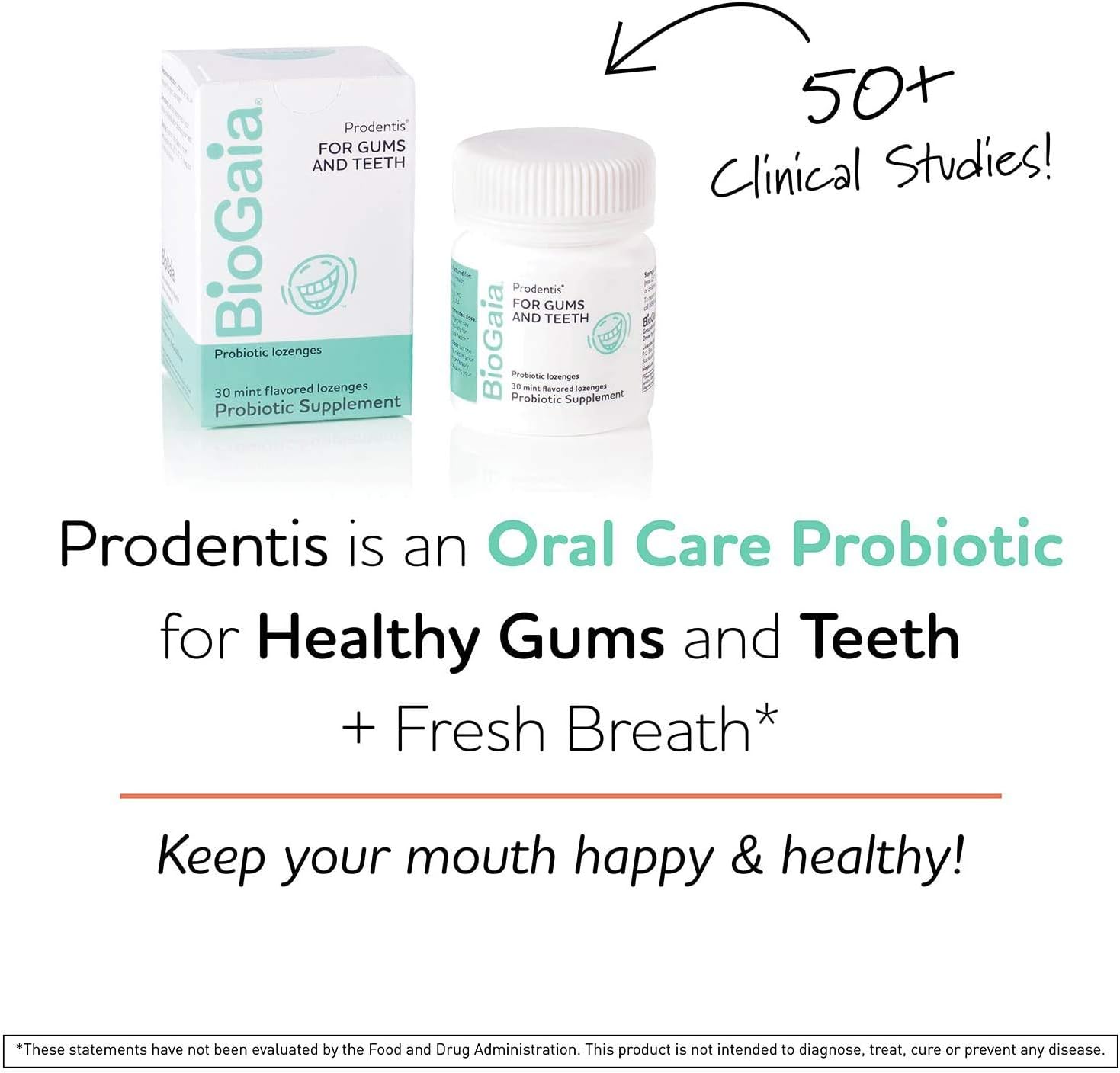 BioGaia Prodentis 3-Pack Bundle | Dental Probiotics for Teeth and Gums | Promotes Good Oral Health & Gut Health Too | Oral Probiotics | Mint-flavored