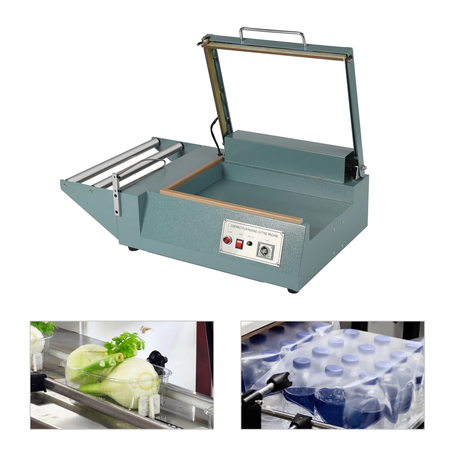 110V Heat Shrink Packaging Machine 50*35cm Shrink Wrap Equipment Grocery Stores