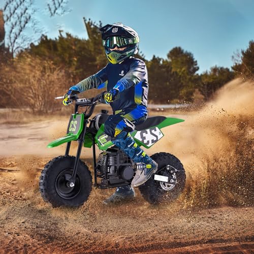 Superrio 49CC 2-Stroke Gas Power Mini Dirt Bike Dirt Off Road Motorcycle (Red)
