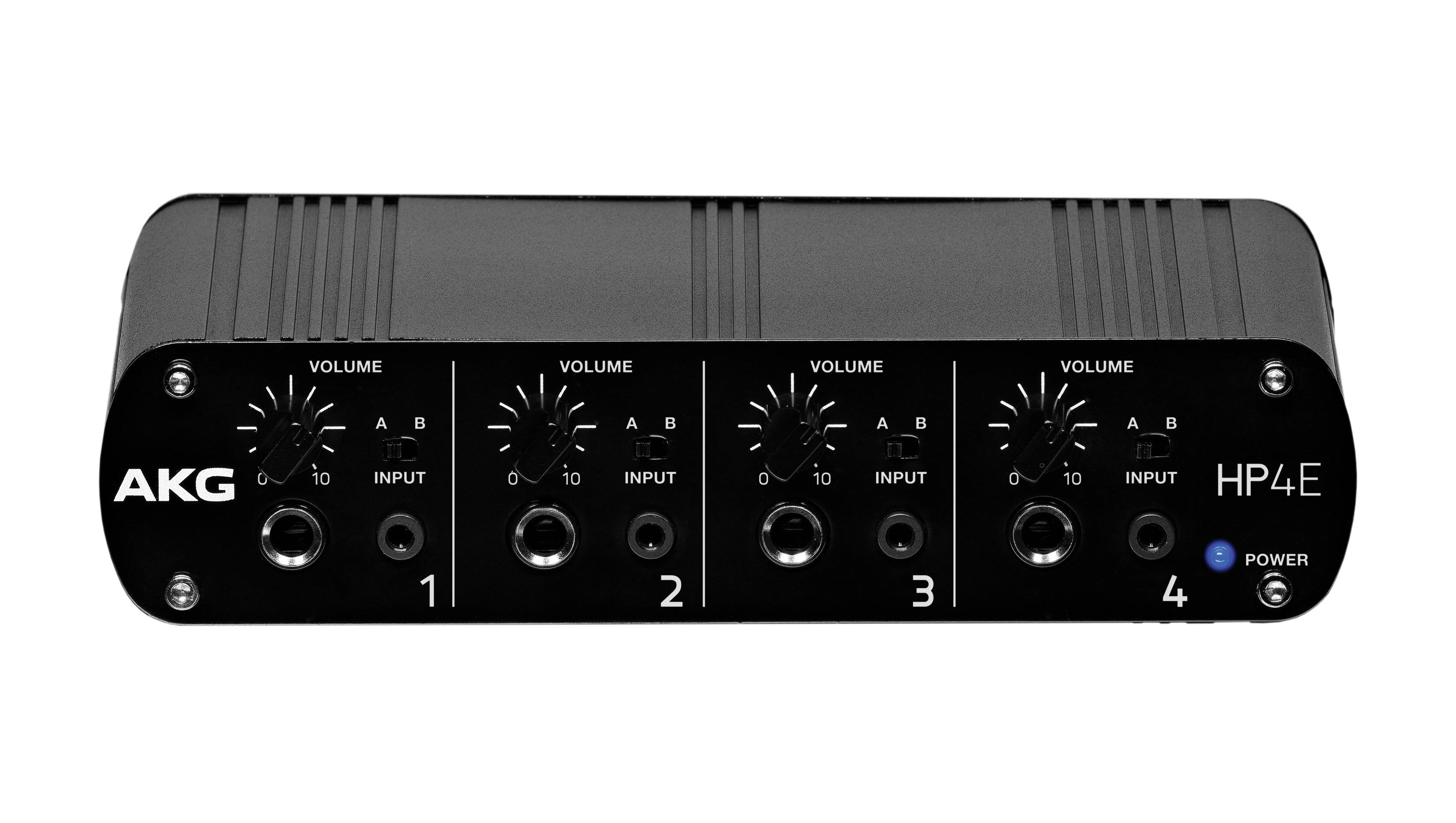 AKG HP4E 4-Channel Headphone Amplifier - Black