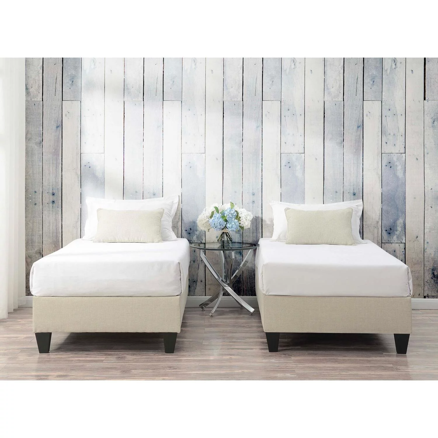 Picket House Furnishings Abby Twin Platform Bed-Color:Natural.Style:Contemporary.Weight:60.Width:39