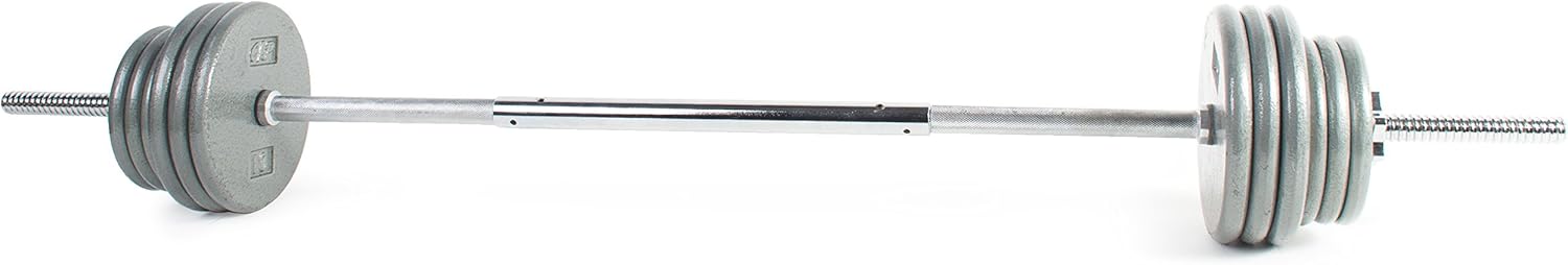 CAP Barbell Standard 1-Inch Barbell Weight Set, 100-Pounds