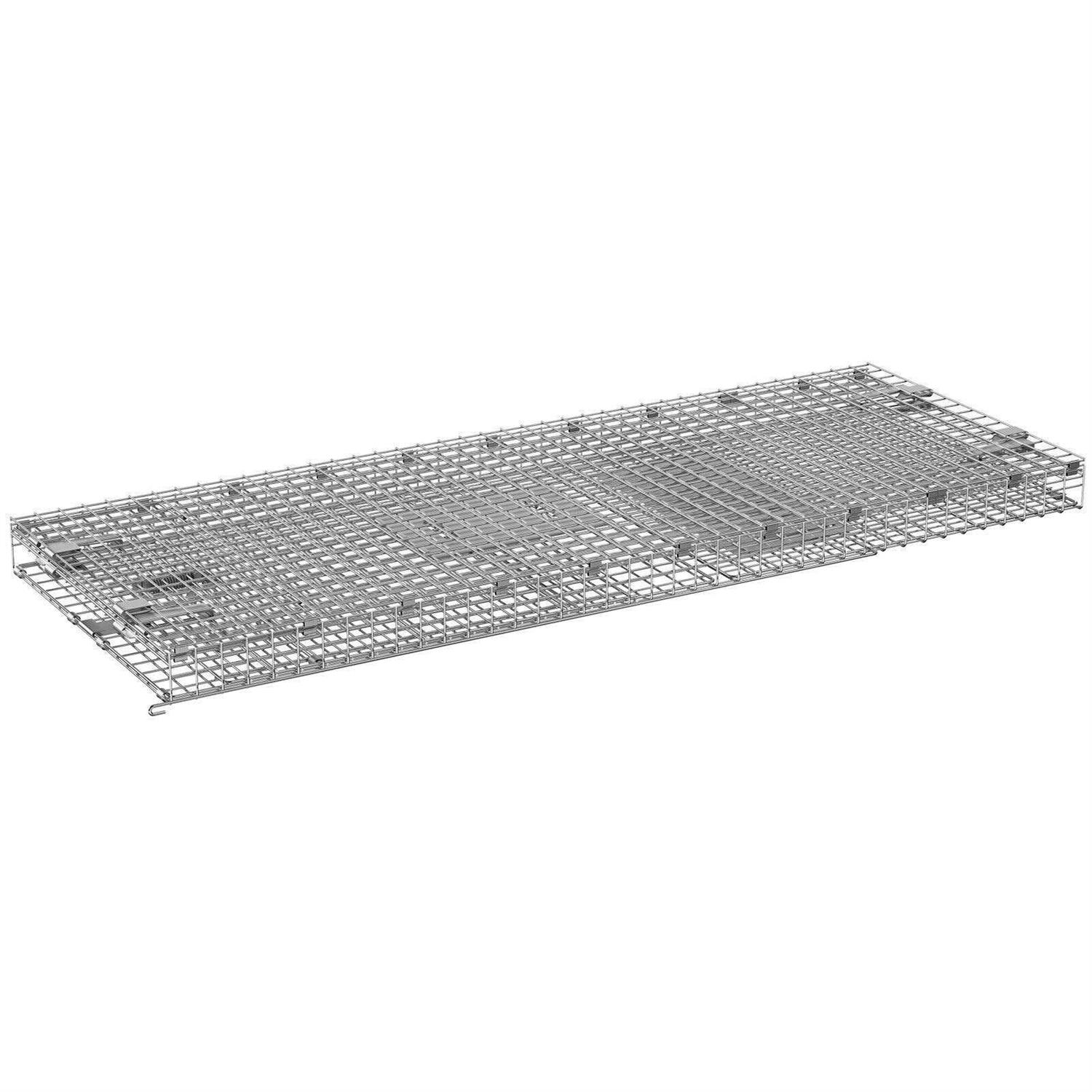 VEVOR Live Animal Cage Trap 42 x 16 x 18 Humane Cat Trap Galvanized Iron YBL42YC00000NH9IXV0 - Sports Supplies Online Store