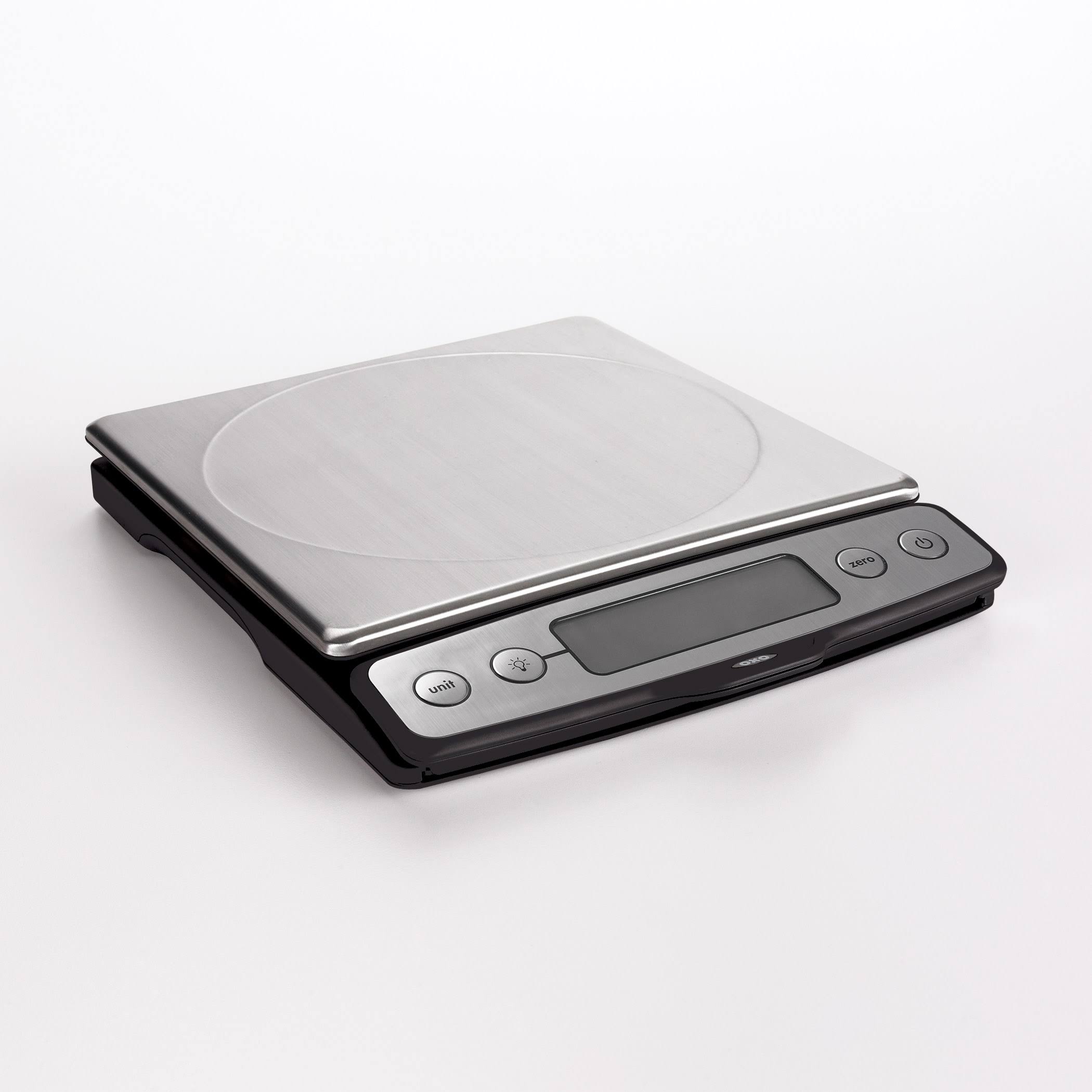 OXO Good Grips Stainless Steel Food Scale with Pull Out Display, 22Pound