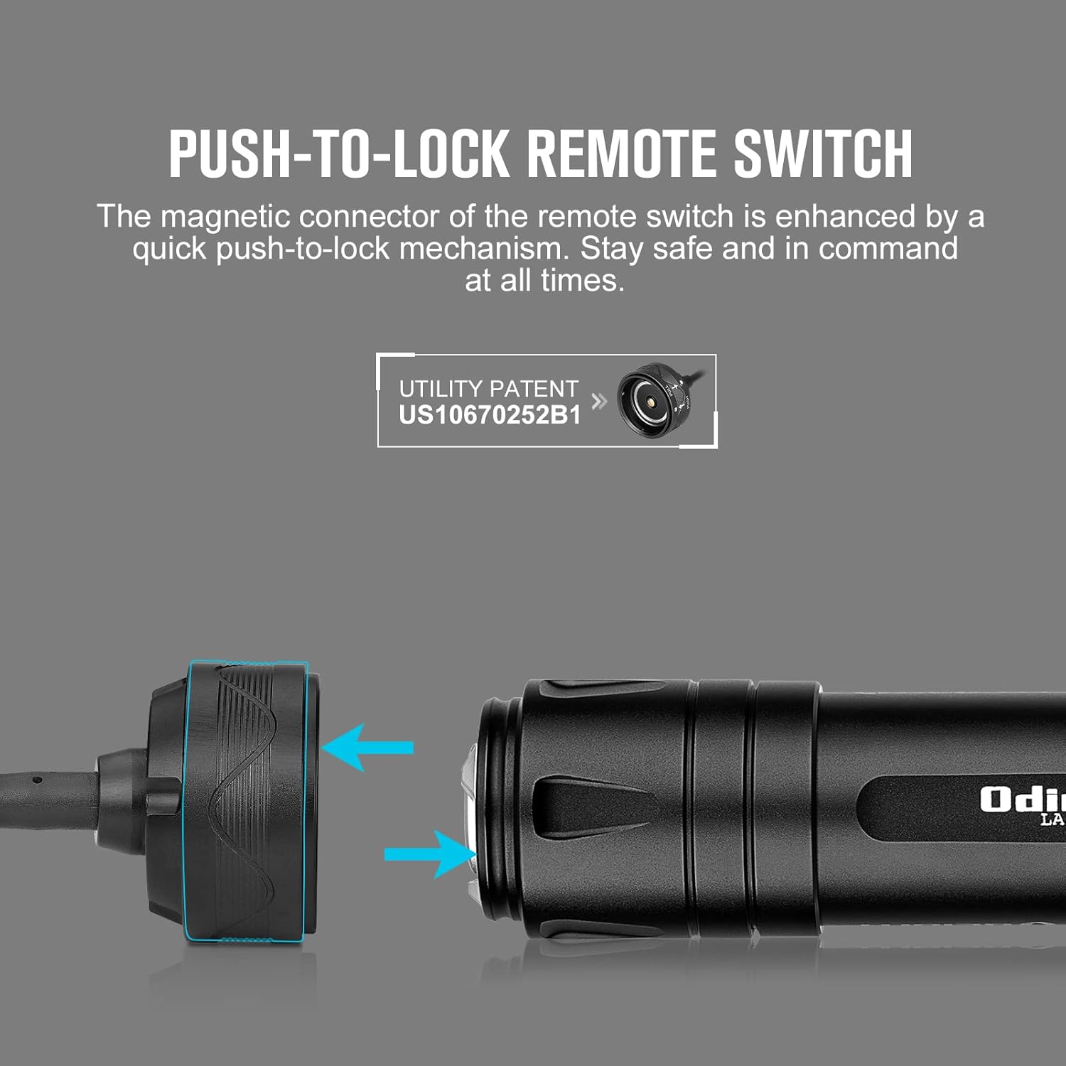OLIGHT Odin GL M 1500 Lumens MLOK Mount Rechargeable Tactical Flashlight with Green Beam and White LED Combo