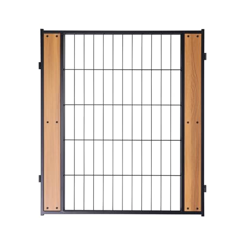 Heavy Duty Dog Playpen 32 Inch Height - Indoor Outdoor Pet Fence Enclosure for Medium and Small Dogs