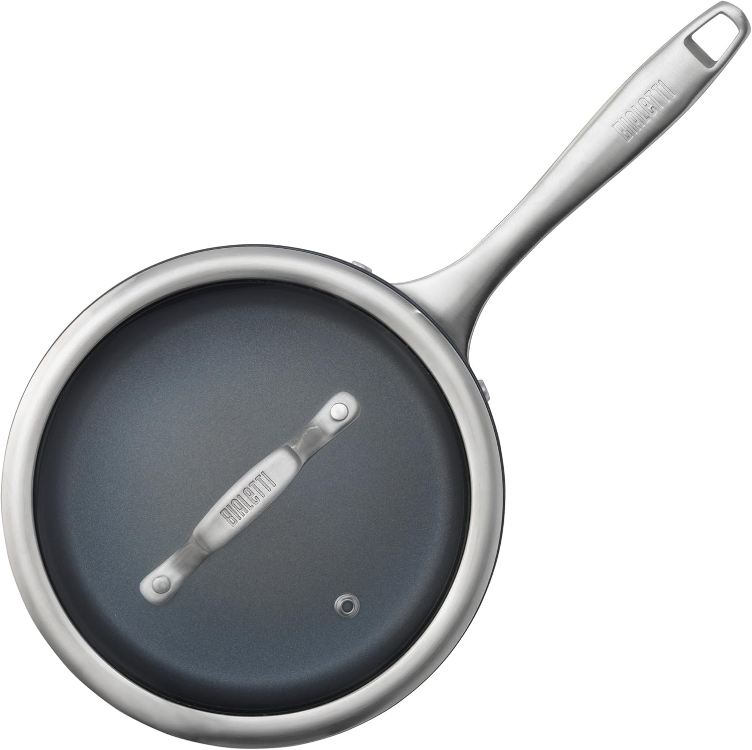 Bialetti Sapphire Hard Anodized Nonstick 10-Piece Oven-Safe Cookware Set, Gray - 10-Piece Set, Hard Anodized Aluminum