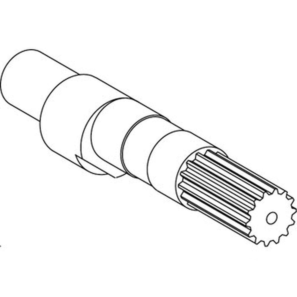 R79150 New Hydraulic Pump Shaft Fits John Deere Tractor 1640 2030 2040 2140 2440+
