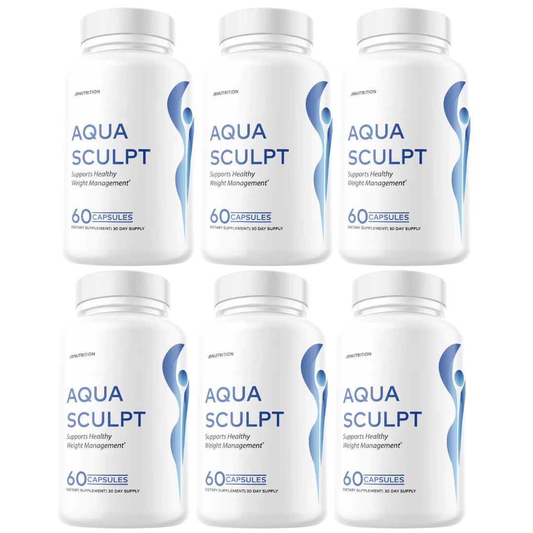 Aqua Sculpt Weight Loss Support Aqua Sculpt Maximum Strength - 6 Bottles - Kansas Nuitrition - HNZSDS