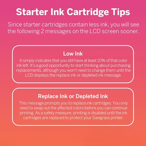 Sawgrass SG500 Sublimation Printer Starter Bundle | Includes Professional Dye-Sublimation Printer