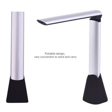 Kkmoon Portable High Speed Document Camera Scanner A4 Scanning Size with OCR Function LED Light for Classroom Office Library Ban