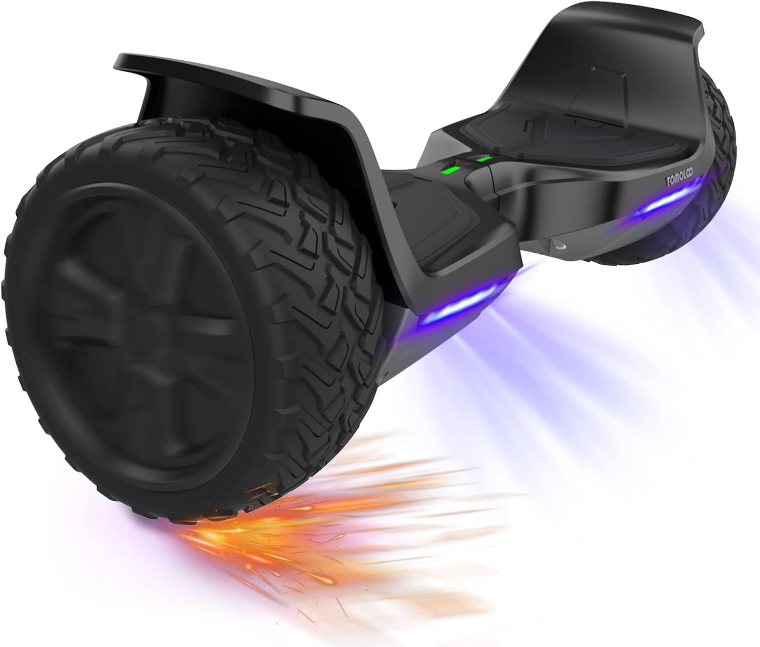 TOMOLOO Hoverboard Off Road with Bluetooth and LED Lights, 8.5'' All Terrain Hoverboards for Kids and Adults with APP Control