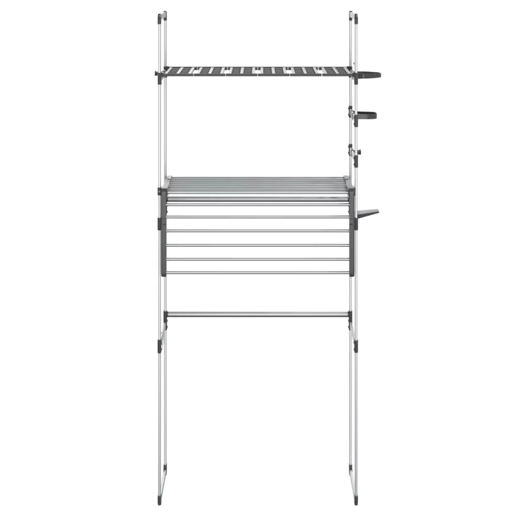 Anself Washing Machine Shelf 30.3"x20.5"x75.6" Aluminum