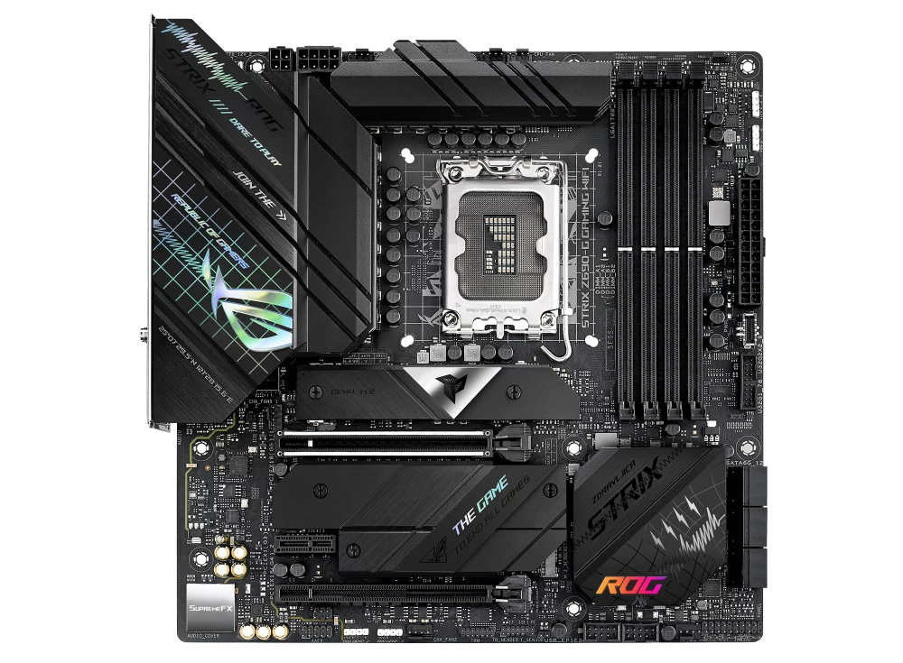 ASUS ROG Strix Z690-G Gaming WiFi 6E LGA 1700(Intel® 12th&13th Gen) Micro ATX gaming motherboard(PCIe 5.0,DDR5,14+1 power stages,2.5 Gb LAN
