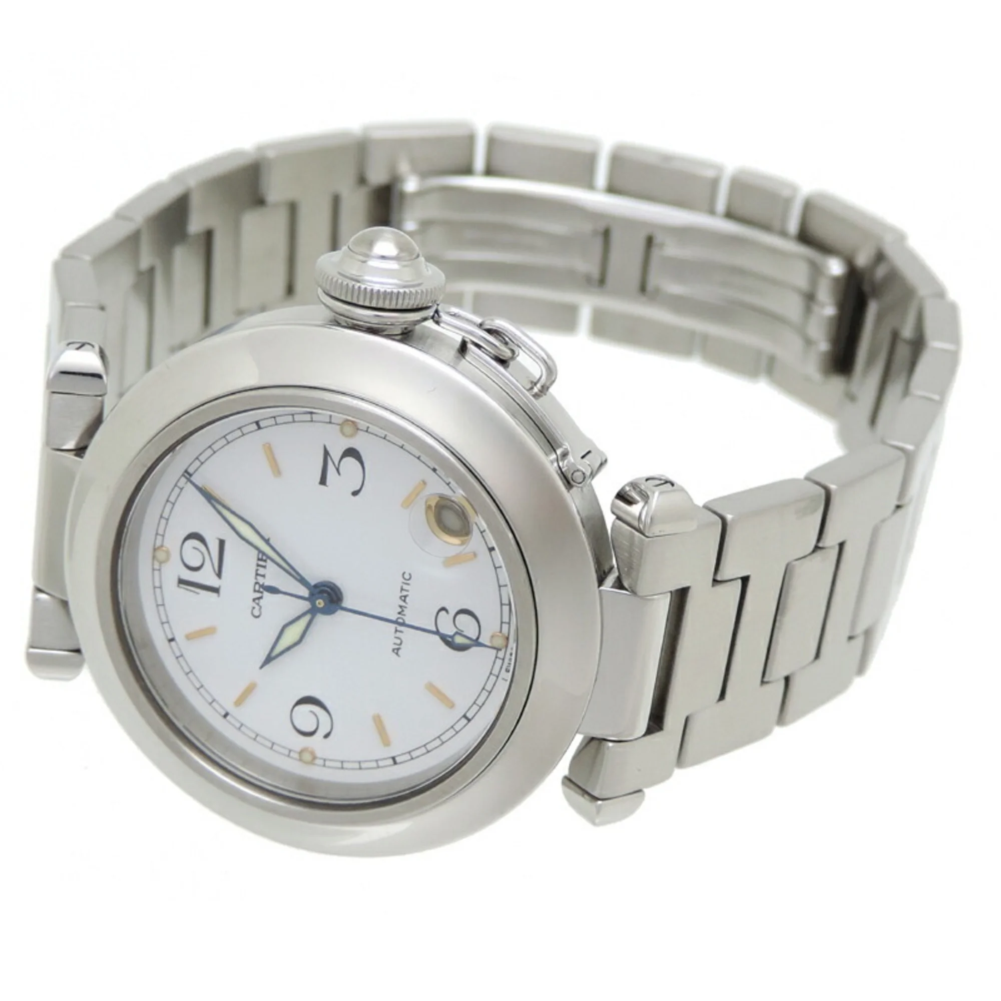Pre-Owned Cartier Pasha C de Watch Men's W31015M7 (Good)