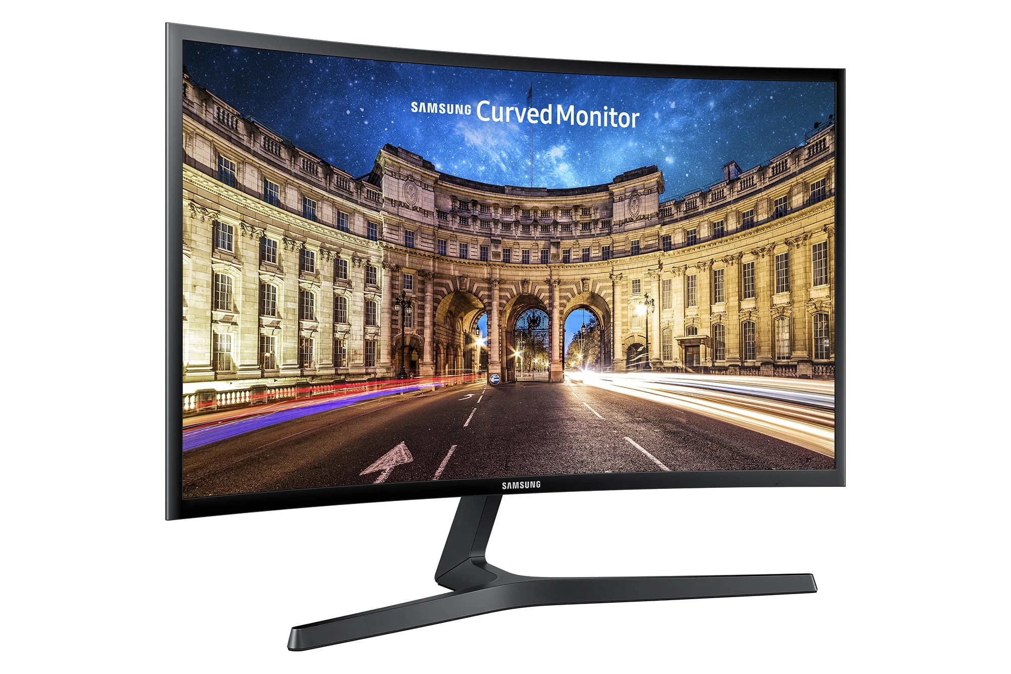 SAMSUNG 27 Class Curved 1920x1080 VGA HDMI 60hz 4ms AMD FREESYNC HD LED Monitor - LC27F396FHNXZA