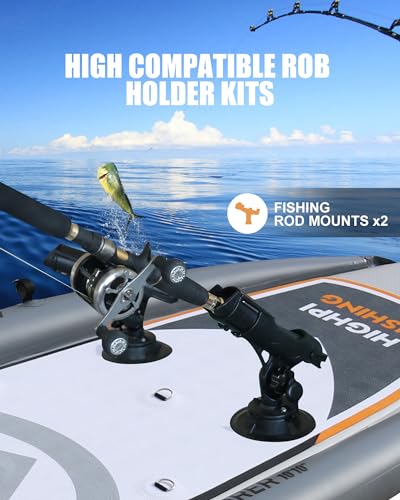 Highpi Inflatable Stand Up Paddle Board 11'x33''x6''W Premium SUP Accessories, Backpack, Wide Stance, Surf Control, Non-Slip Deck, Leash