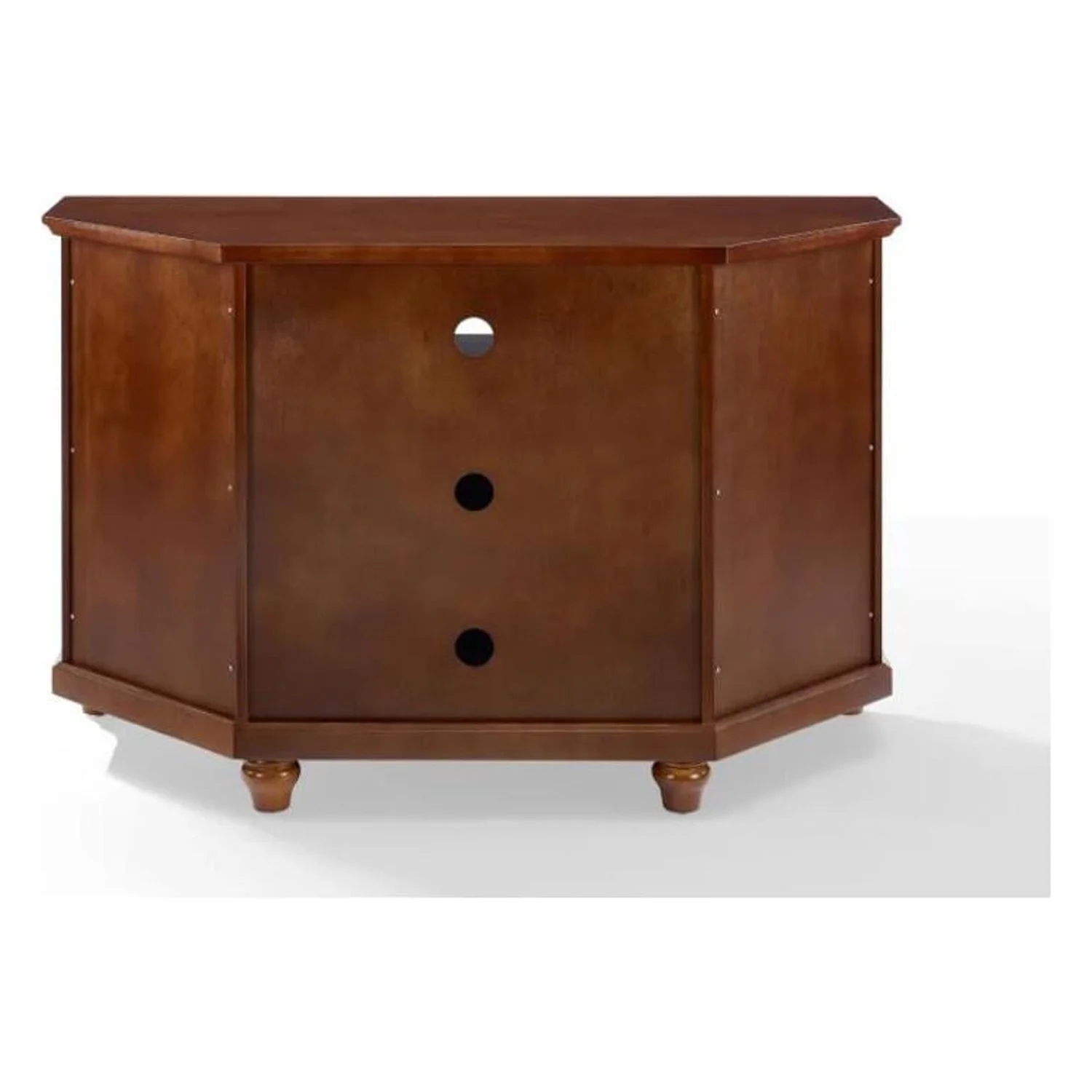 HomeStock Sophisticated Simplicity s 48" Corner Tv Stand Mahogany