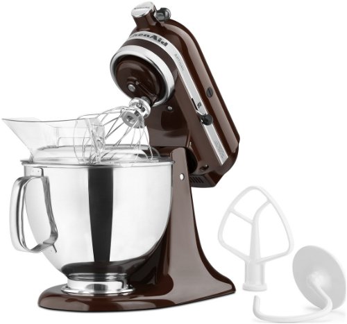 KitchenAid KSM150PSBK Artisan 5 Quart Stand Mixer, Cast Iron
