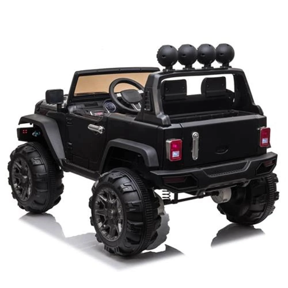 12V Kids Ride on Car SUV MP3 2.4Ghz Remote Control LED Lights (White)
