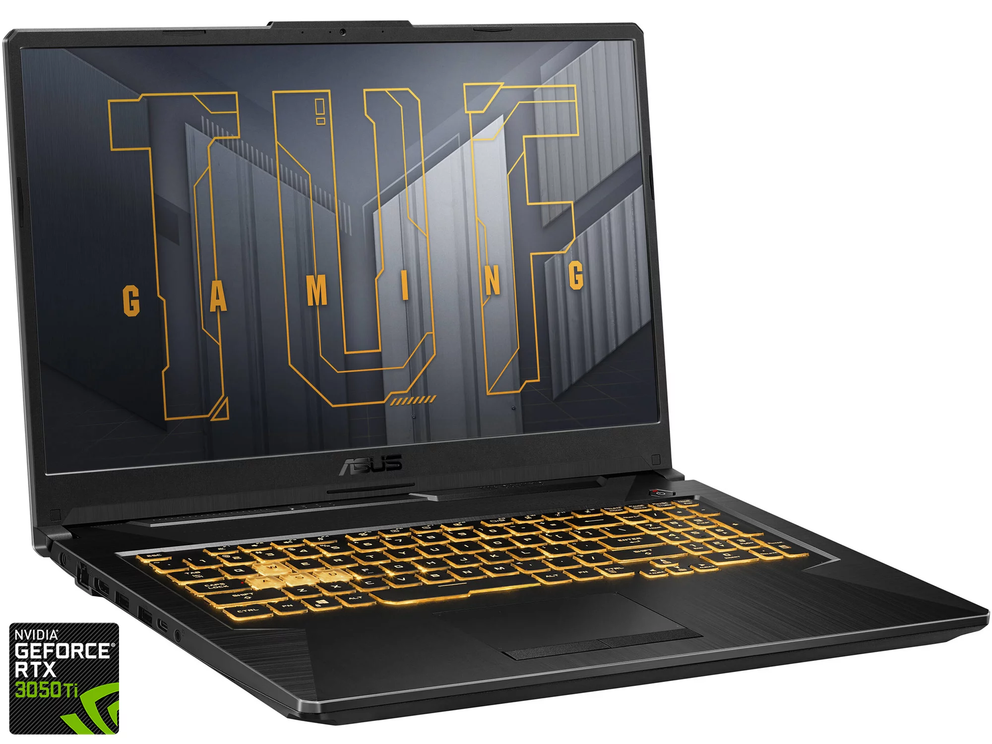 ASUS TUF Gaming 17.3" FHD 144Hz Gaming Notebook, Intel Core i5-11260H, NVIDIA GeForce RTX3050 Ti, 8GB RAM, 512GB PCIe SSD, Eclipse Grey
