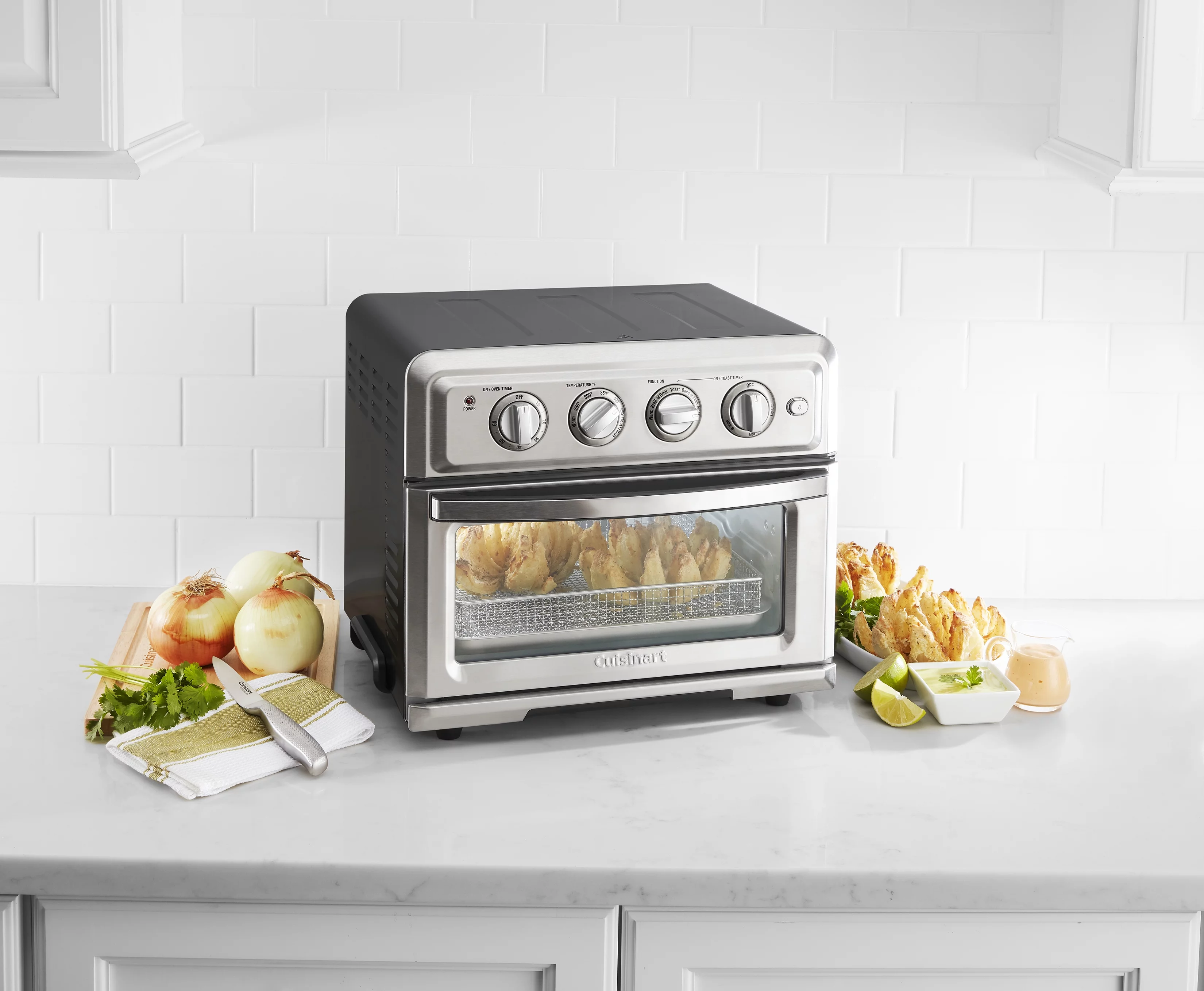 Cuisinart Air Fryer Toaster Oven TOA-55WM, New, Large Capacity 17 Liters