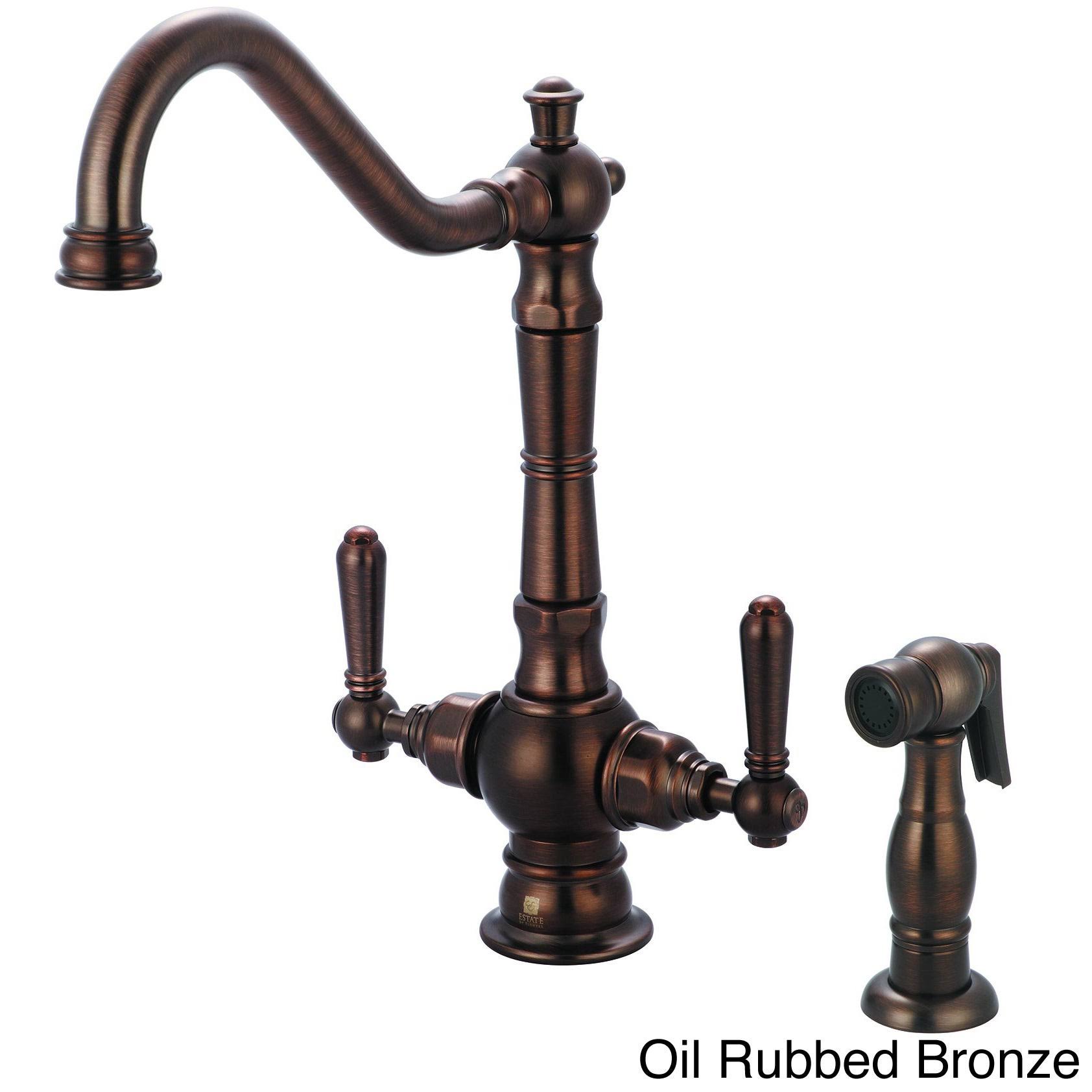 Americana 2AM401-BN 2 Hole Two Handle Kitchen Faucet - Brushed Nickel
