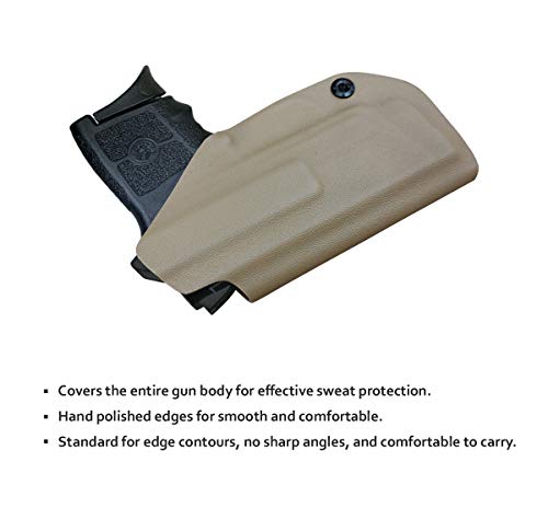 Bodyguard 380 Holster IWB Kydex Holster Custom Fit: Smith & Wesson M&P Bodyguard 380 / Bodyguard 380 with Integrated Laser Pistol