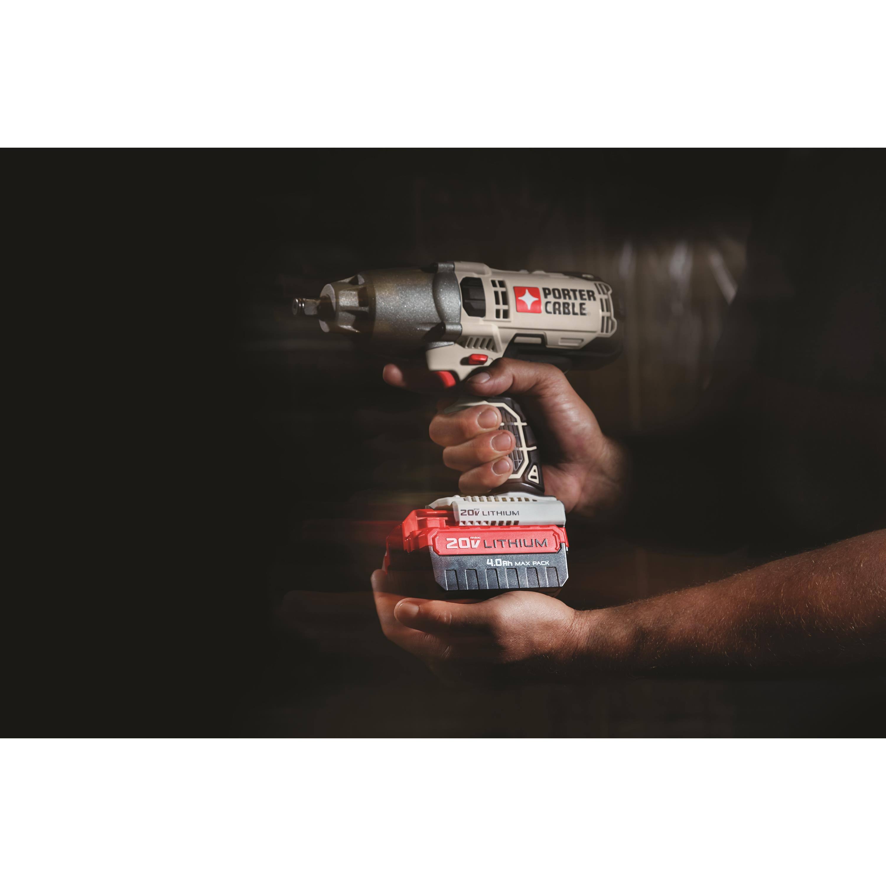 Porter Cable PCC740LA 20V 1/2x22 Cordless Impact Wrench