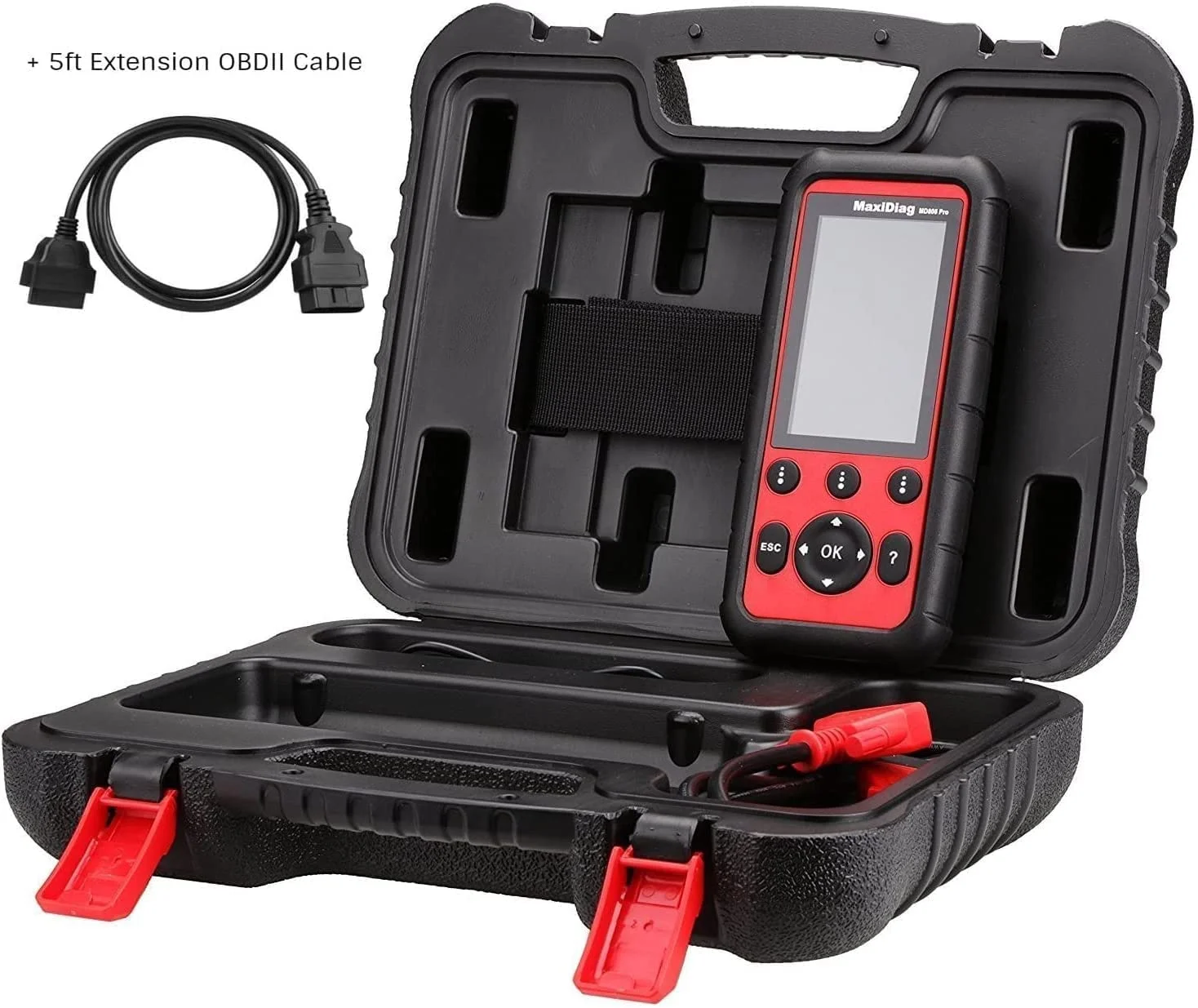 Autel MaxiDiag MD808 Pro OBD2 Scanner EPB/ Oil Reset Battery Registration and Reset Parking Brake Pad Relearn Diesel Particulate Filter Regeneration