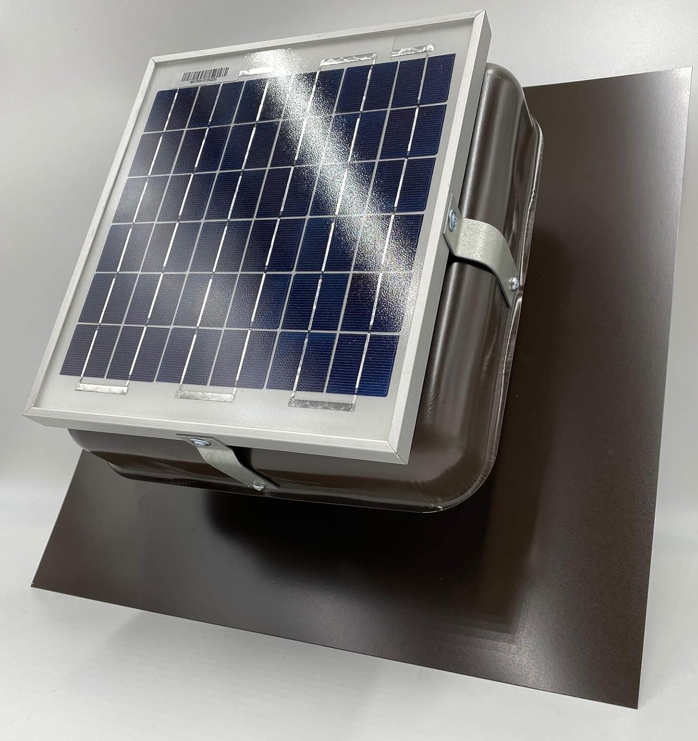 Solar Mega RoofBlaster Roof Vent/Fan Ventilation Solutions (Brown) | Solar Roof Vent | Solar Attic Vent | Solar Roof Attic Fan