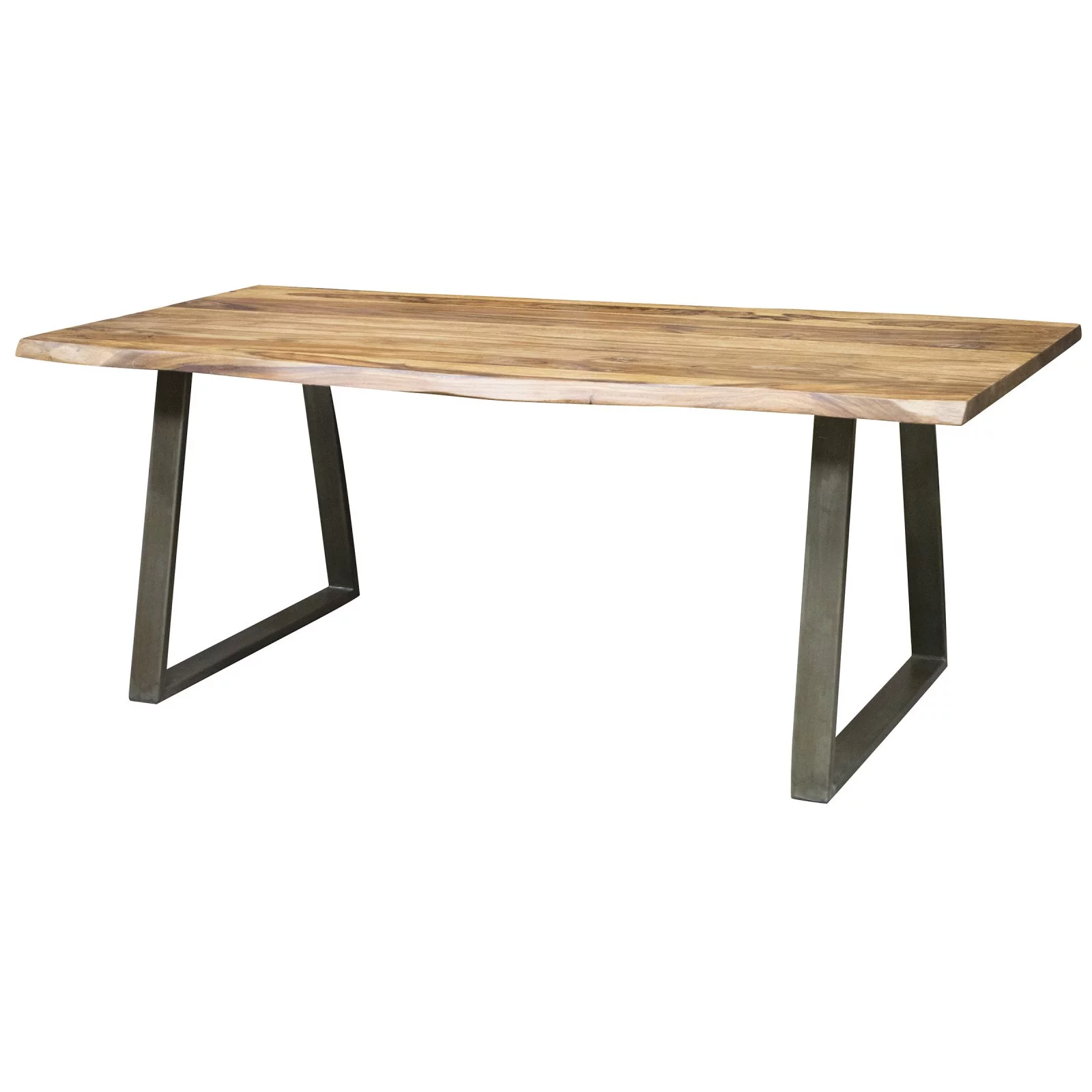 AmeriHome 63-inch Rectangle Sheesham Rosewood Finish Wood Top Dining Table Seating Capacity of 6