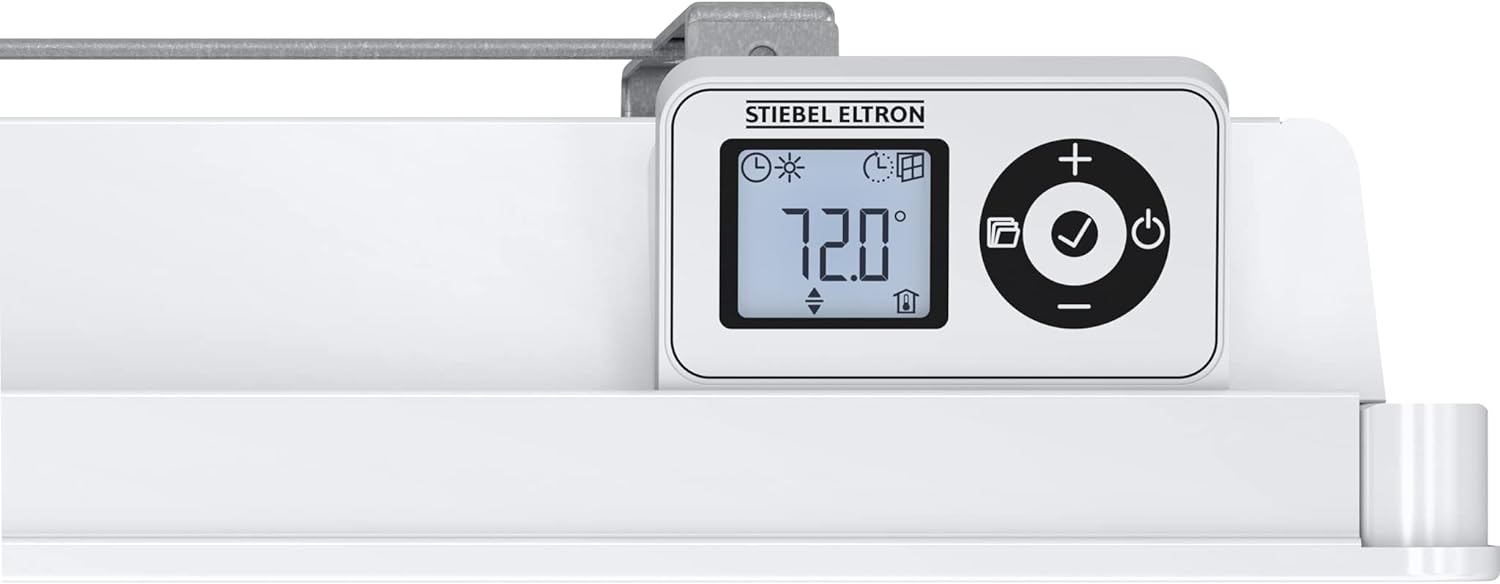 Stiebel Eltron CNS 200-2 Plus 240V 2000 W Wall-Mounted Convection Heater, White - Smart Home Appliances
