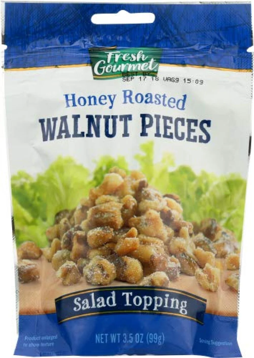 Fresh Gourmet, Walnuts Honey Roasted (Pack of 2)