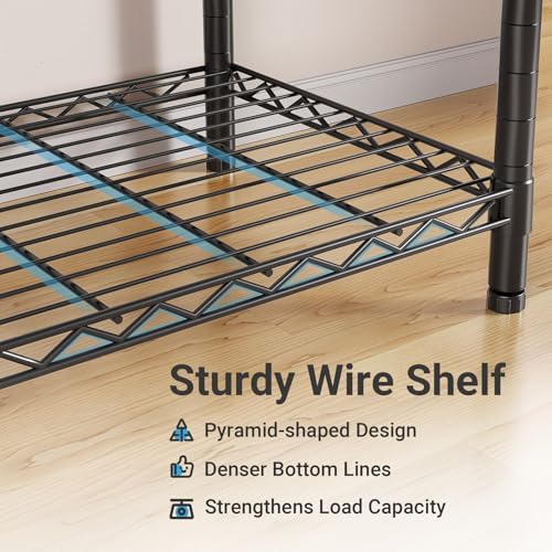 VIPEK R2C Medium Rolling Garment Rack with Cover Heavy Duty Clothes Rack Adjustable Clothing Rack for Hanging Clothes Portable Closets with Double