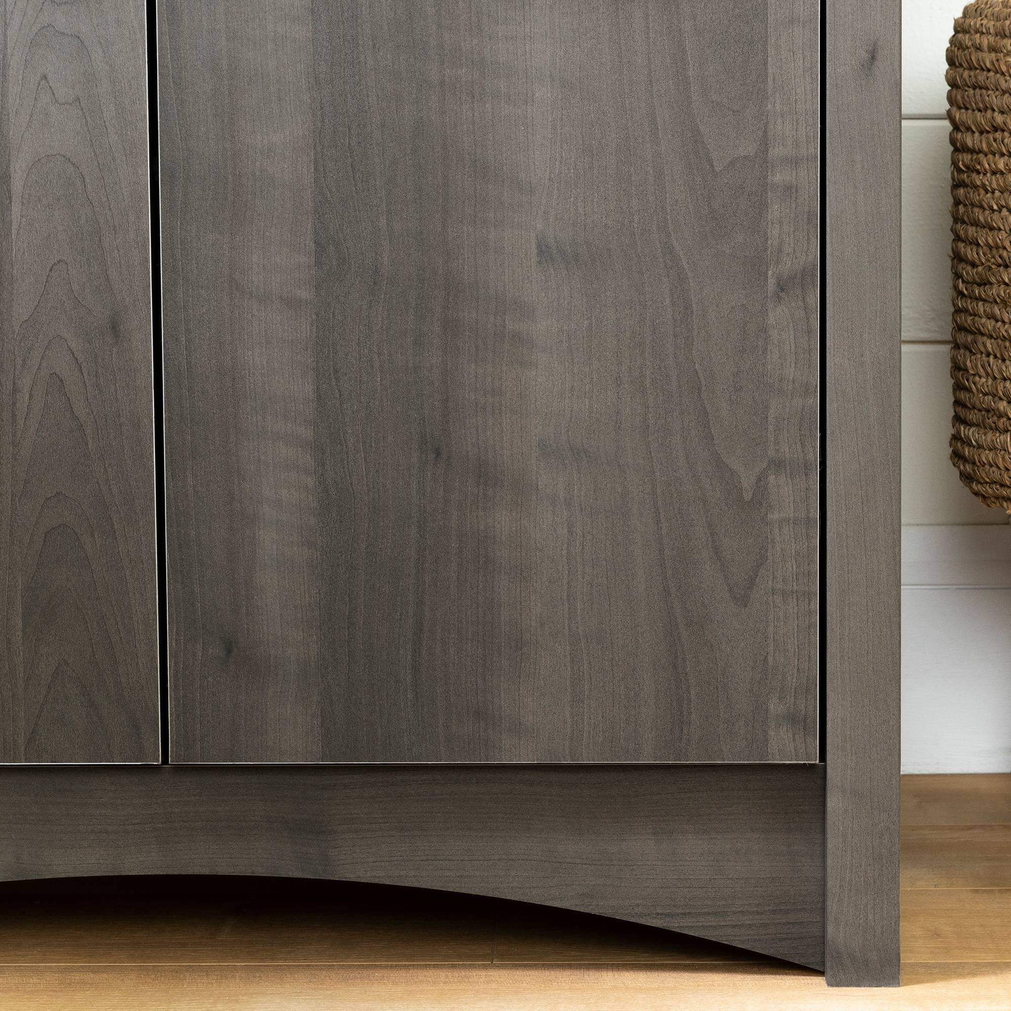 South Shore Gascony Printer Cabinet - Gray Maple