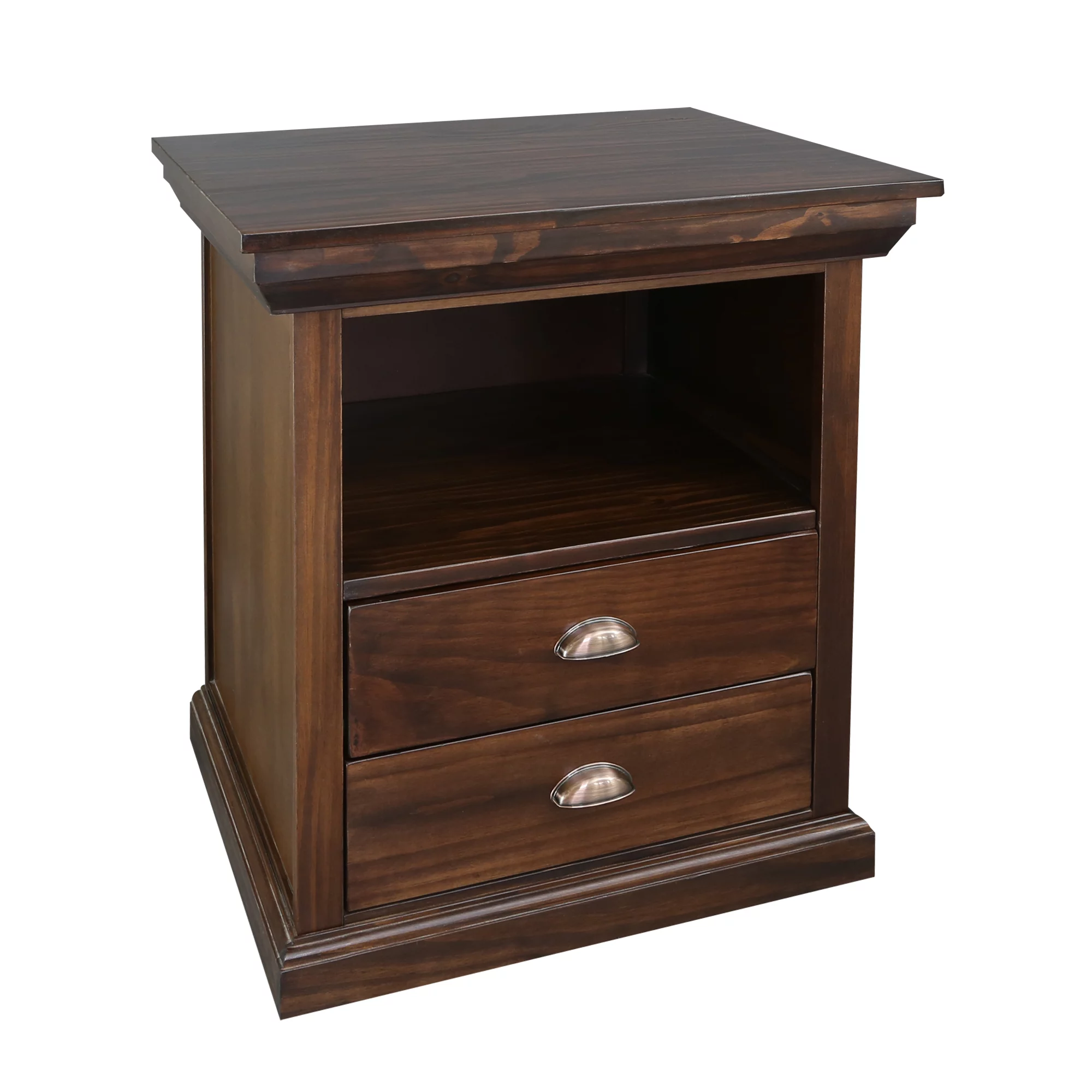 Casual Home Lincoln Nightstand with Concealed Compartment