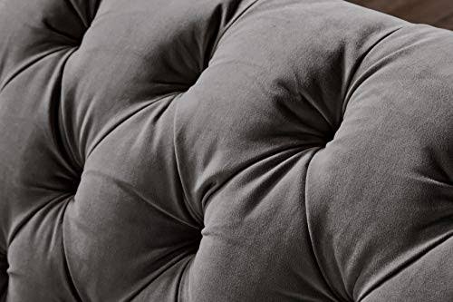 Roundhill Furniture Moselle Sofa Gray
