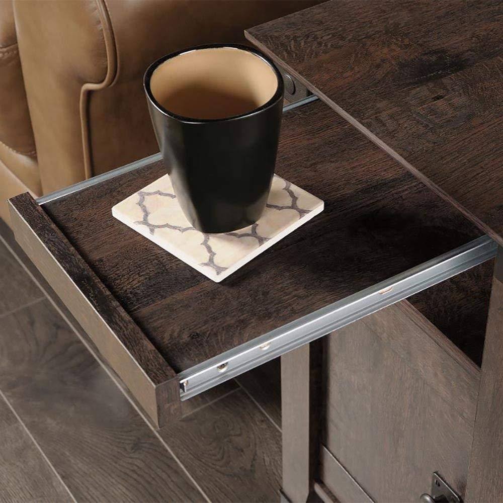 Sauder Carson Forge Side Table, Washington Cherry Finish