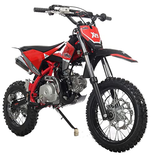 X-PRO X29 110cc Dirt Bike with Automatic Transmission, Electric Start,14"/12" Tires! (Orange)