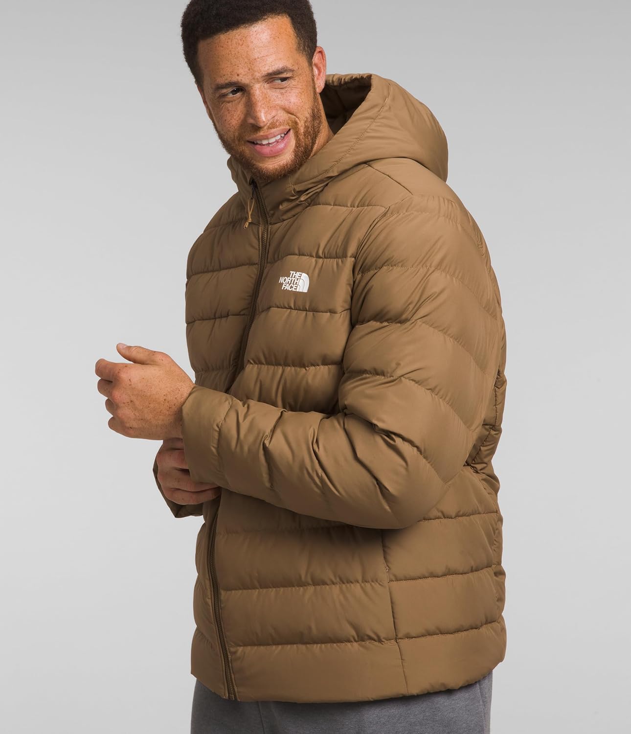 THE NORTH FACE Men's Aconcagua Insulated Hooded Jacket (Standard and Big Size), Utility Brown, 3X
